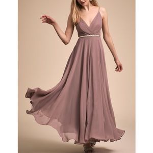 Dusty lavender bridesmaid dress by BHLDN - SHORT!